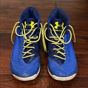 Under Armour Men’s Curry 3 Blue/Yellow Basketball Shoes 2016 
1269279-400